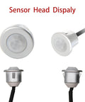 Motion Sensor Light Switch With IR Sensor For Closet Lighting Under Cabinet Lights And Wardrobes Auto On And Off 12V 24V Compatible close-up of sensor head