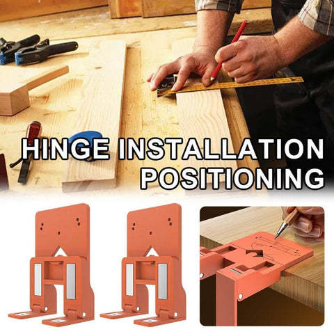 Cabinet Door Hinge Spacer Kit With Magnetic Drill Guide For 35mm Hinges ABS Hinge Jig With Double Sided Magnets Easy Mounting for precise alignment