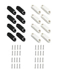 Black and white cabinet door catches with screws, Strong Magnetic Cabinet Door Catch For Campers And RVs No Drill Mounting With Adhesive Backing Keeps Cabinets