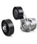 Fix Your Ride With Belt Tensioner For BMW N52 Engines E81 E82 E87 E88 E90 E91 E92 E93 X1 X3 X5 Replace 11287628650 1128753 Control Serpentine Belts Stop Slipping Reduce Vibration To Keep You Cruising Smoothly Down The Block In Style Right Now. black and silver belt tensioner with pulleys for BMW N52 serpentine belt system