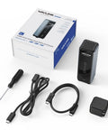 Tool Free Dual Nvme Usb4 Enclosure Packing Killer 40Gbps Transfer Speeds For M Key Ssd Drives With No Fuss Offline Cloning and accessories.