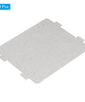 Microwave Waveguide Cover Replacement Mica Sheets 4.2 By 3.9 Inch 0.4 Mm Thick 8 Pack shown in a close-up angle