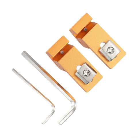 Heavy Duty Low Profile Cnc Side Pressure Plate Kit With T Track Claw Clamps For 3018 Router, 6063 Aluminum Clamps and Tools.