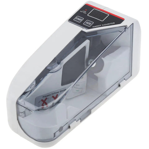 Portable Mini Bill Counter Machine For Cash Currency Lightweight Handy Money Counter Battery Or AC Powered Easy To Use Fast Cash Counting Tool