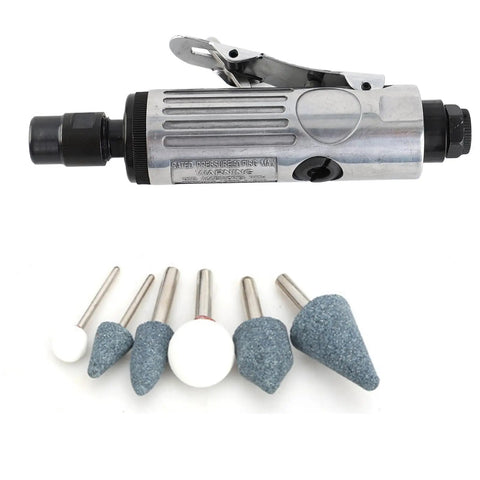 Tough As Nails Air Die Grinder Kit 20000RPM high octane spin with quick swap chucks and various polishing bits.