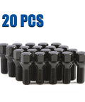 M14x1.5 28mm Shank Wheel Lug Bolts With 17mm Hex Conical Acorn Seats, Complete 20 Piece High Strength Hardware Kit view