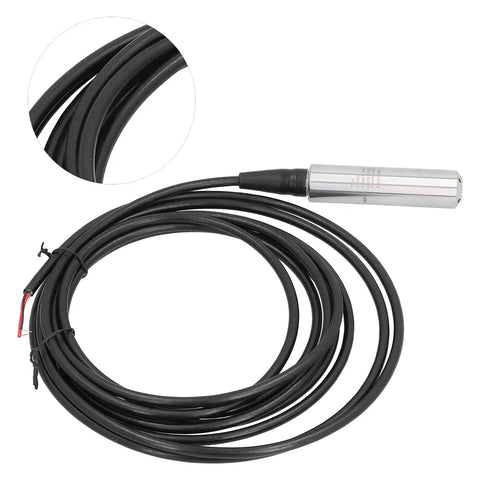 Liquid Level Transmitter Water Sensor With 4 To 20 mA Output 12 To 36 V DC Power Supply T3000 Accurate Depth Measurement 0 To 3 Meters For Chemical Industry Power Plants And Water Supply Systems, cable and probe
