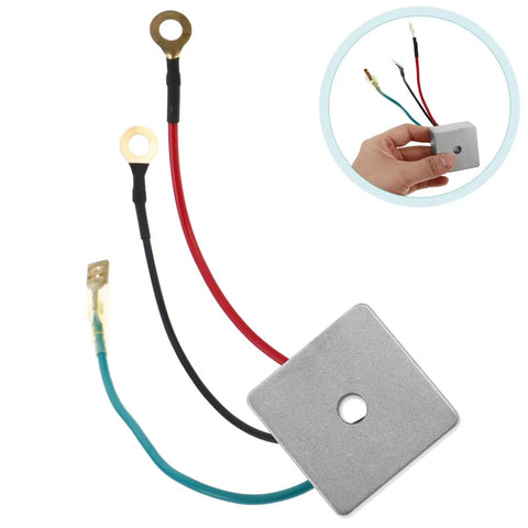 Voltage Regulator Replacement For Golf Carts High Efficiency Rectifier With Adjustable Auto Voltage Regulation Stable Power Conversion And Plug And Play Easy Install For Electric Cart Parts, showing components and wiring