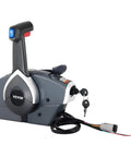 Boat Throttle Control For Single Engine Outboard Remote With Side Mounted Binnacle Single Lever Key Switch And Lanyard shown