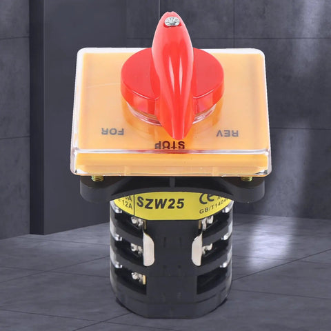 Three Phase Milling Machine Speed Control Switch with Forward and Reverse, durable metal and plastic, high conductivity contacts