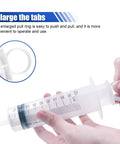 Universal Brake Bleeder Kit With 100Ml Syringe And 50Cm Hose For Hydraulic Disc Clutch Fluid Drain On Motorbikes Scooters And Quads Zero Drama Quick Maintenance Street Smart Tool, syringe with easy grip pull ring.