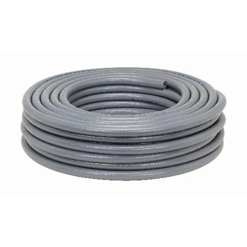 Titan2 UL Liquid Tight Flexible Metallic Conduit For Hazardous Locations Gray, 0.75 Inch Wide, 25 Foot Coil, UL Listed