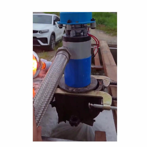 Compact 1000W Hydro Generator For Home Power 110V 220V River Turbine Micro Hydro Generator installation close-up