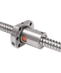 Close-up of 12mm Ball Screw SFU1204 Anti Backlash With Nut, 850mm Length, 4mm Lead, Standard BK BF10 End Machining