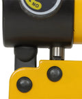 Close-up of the rugged drive bolt on a 10 Ton Hydraulic Knockout Hole Punch Driver Kit for One Half to Two Inch Electrical Conduit Holes.