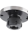 Premium ER32 Collet Fixture For CNC Lathe Milling Machine With Heavy Duty Carbon Steel Build And 100mm Dia Flange frosted chuck close-up view.
