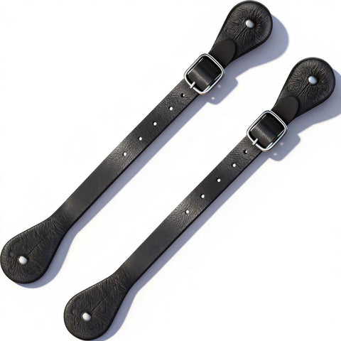 Genuine Leather Spur Straps 2 Pack For Men And Women Durable Premium Horse Riding Gear With Quick Release Aluminum Buckles