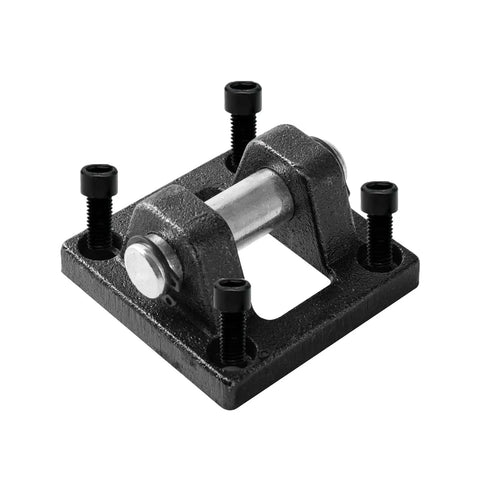 Foot Flange CB-32 For Foot Mounting On Pneumatic SC-32 Cylinder With Four Screws, Cast Steel Heavy Duty Build, Rust Prevention Note