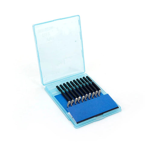 Beefed Up Deburring Blades Set 45 Degree Burr Remover Hand Tool For Holes Up To 1.5mm High Speed Steel 42mm Shaft 3mm Diameter Kit
