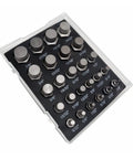Hot Heat Treated 25 Piece Screw Extractor Kit To Yank Out Stripped Bolts And Bad Hex Heads Like A Champ With Heavy Duty Steel Bits, 25-piece case