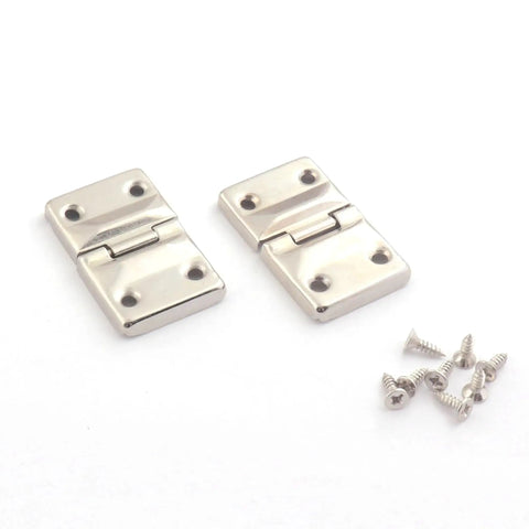 Heavy Duty Metal Hinges With Screws For Cabinets Cupboards Jewelry Boxes And Small Doors Built To Last Decorative Iron Hardware 4 Pack