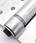 Close-up of Heavy Duty Cast Steel Door Hinge For Industrial Freezers Trucks And Commercial Ovens Built Like A Tank To Handle Rough Daily Grinds While Maintaining Flawless Alignment Always.