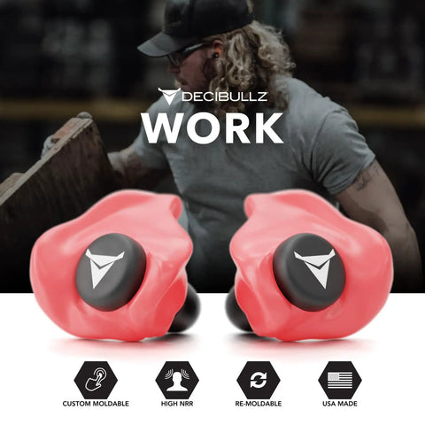 Custom Molded Earplugs For Maximum Hearing Protection With 31 Decibel NRR Comfortable Fit That Will Not Hurt Or Slip Ideal For Shooting Concerts Travel Work Swimming And Other Loud Environments