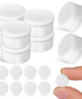 Mini Swivel Base Bearings 100 Pcs For DIY Projects, Rotating Craft Bearings For Windmill Dolls, Hair Clips And Jewelry Making, Ball Bearings For Pro Grade Handmade Art Creations And Craft Projects, white plastic and iron, 13x13x7 mm