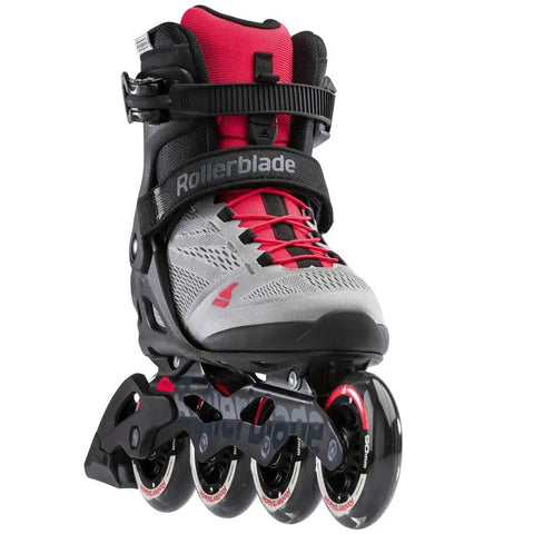 Macroblade 90 Womens Fitness Inline Skates For Adults With High Cuff Stability And Flexible Support In Paradise Pink, side view