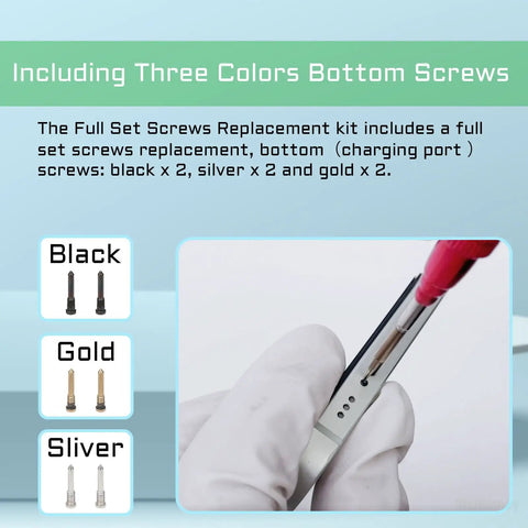 All In One IPhone 8 And SE 2nd Gen 2020 Inner Parts Screws Set With Full Internal Metal Bracket Replacement Kit in three colors