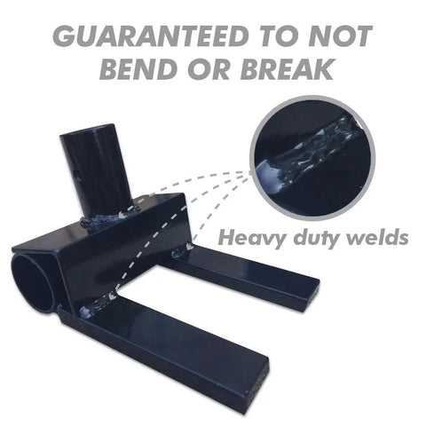 Heavy-duty fork with welds on Deck Wrecker Pallet Breaker Tool For Quick Pallet Teardown And Deck Board Removal