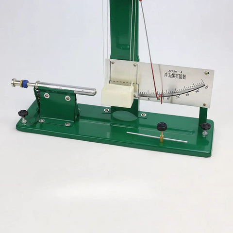 Hands On Pendulum Impact Lab Tool for Physics Class and High School Mechanics Experiments, Compact 40cm by 12cm Design