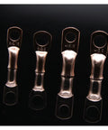 Top Notch 30-Piece 4 And 8 AWG Copper Ring Terminals Kit With Closed Ends For Secure Cable Splices, Crimping Connectors Perfect For Heavy Duty Wiring Upgrades. 4 and 8 AWG copper ring terminals