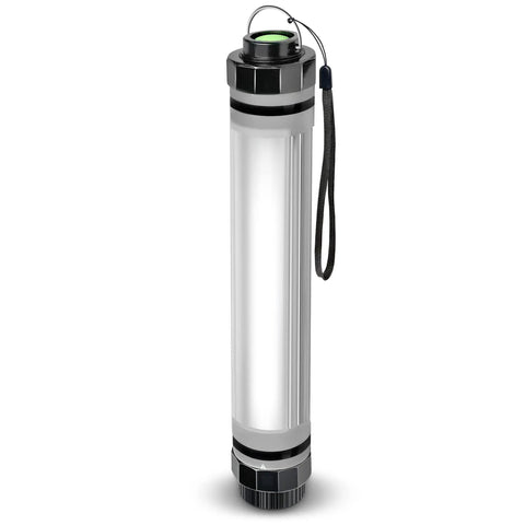 Waterproof Rechargeable LED Flashlight And Power Bank For Camping And Outdoor Adventures Rigged IP68 Submersible Light With Shockproof Design