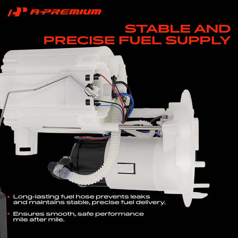 Heavy Duty Electric Fuel Pump Module Assembly Compatible With Audi A4 A5 RS5 S4 S5 2008 Through 2013 Gas Vehicles, close-up view.