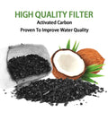 Activated carbon from coconuts for Replacement Charcoal Water Filters For Keurig Coffee Makers, 12 Pack, Easy Install, Odor Reduction, BPA Free