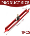 Nail Every Tricky Angle Flawlessly With This Precision Contour Gauge And Scribing Tool Using Dual Pulley Pointers And An Easy Adjustable Barrel For Instant Curve Copying Plus Smooth Edge Work For Zero Hassle Home Builds - 300mm aluminum contour gauge size.