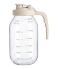 2 Quart Glass Pitcher With Filter Lid Airtight Leakproof 64 Oz Cold Water Jug For Lemonade Tea Juice Milk Iced Coffee