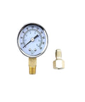 0-200 PSI oil burner pressure gauge with nozzle adapter