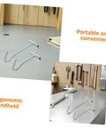 Heavy Duty T Handle Manhole Cover Hooks For Sewer And Septic Tanks Hella Tough Metal Lifters on workbench.