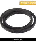 Half Inch Wrapped V Belt For Industrial Machinery And Gear 50 Inch Outside Circumference A Profile Rubber Drive Belt