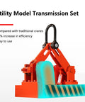 Heavy Duty Fully Automated Industrial Permanent Magnet Crane Alloy Steel Overhead Hoist Lifter for lifting iron plates and scrap metal.