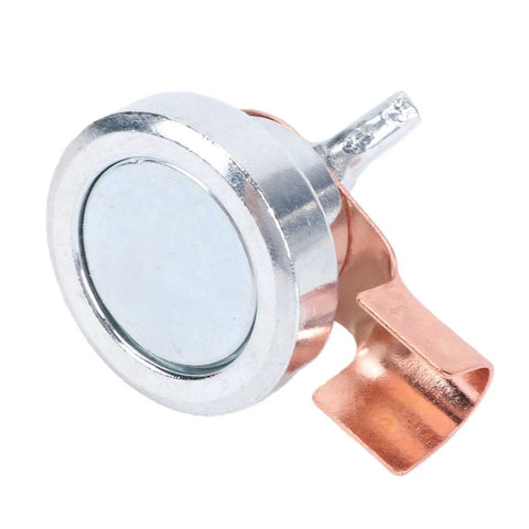 Heavy Duty Welding Magnetic Ground Clamp With Strong Holding Power For Fast Setup And Secure Fixture On Any Metal Work Surface To Boost Your Efficiency Today, close-up view.