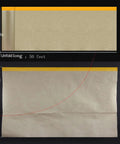 Adhesive Masking Paper Roll No Fuss 20 Inch by 50 Feet showing folded and unfolded views with measurements