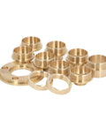Top Tier Brass Router Template Guide Set With 11 Pcs Assortment for Woodworking Pros And Hobbyists Who Need Heavy Duty Bushing Fits For Perfectly Smooth Cuts Every Single Time brass bushings and locking rings
