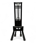 Heavy Duty Semi Electric Pallet Stacker Blasts 2204 Pounds Up To 138 Inches With Slim Legs And Reinforced Steel Forks For Crushed Loads And Relentless Shop Floor Hustle, front view.