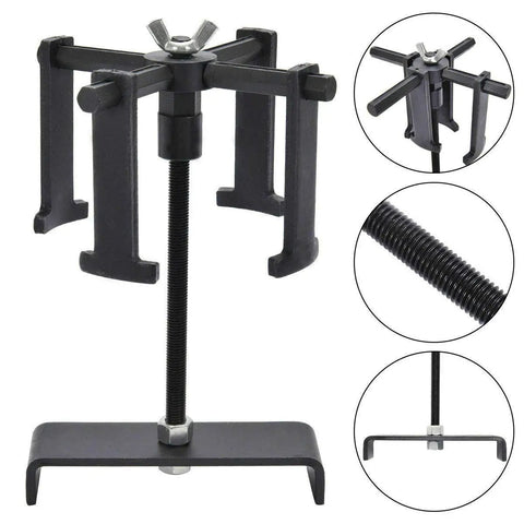 Heavy Duty Automatic Transmission Clutch Spring Compressor Tool Kit For Diyers Easy Snap Ring Removal black metal tool close-up