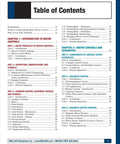 Table of Contents from the Brass Tacks Illustrated Guide To Understanding Basic Motor Controls Revised Edition manual for electricians.