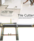Pro Grade 1200mm Manual Tile Cutter With Infrared Laser for ceramic and porcelain tiles, ergonomic grip, smooth glide handle