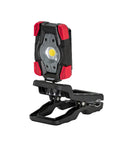 Rechargeable Dual Power LED Work Light With Magnetic Clamp 1750 Lumen Bright Flood Beam 360 Degree Rotating Tilt Wide Angle Lighting